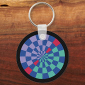 Mosaic Radiance (Circular) Sleutelhanger (Achterkant)