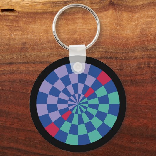 Mosaic Radiance (Circular) Sleutelhanger (Achterkant)