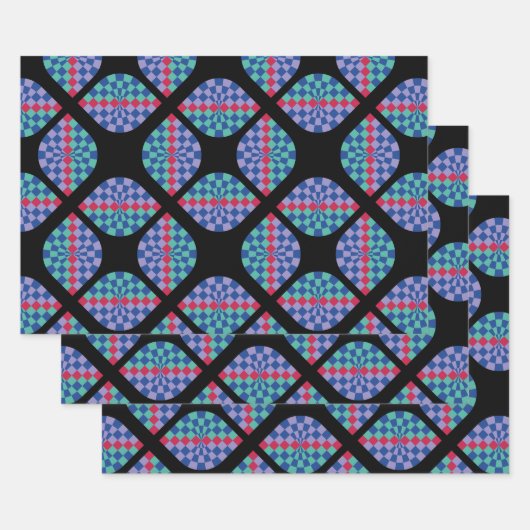 Mosaic Radiance Tegels Inpakpapier Vel (Set)