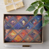 Mosaic Rainbow | Vette kleurrijke Abstracte Tegel Tissuepapier (Geschenk)