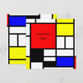 MOSAIC rechthoeken vierkantjes gekleurd I + uw ide (Voorkant / Achterkant)