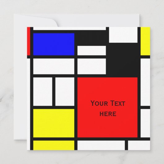 MOSAIC rechthoeken vierkantjes gekleurd I + uw ide (Achterkant)