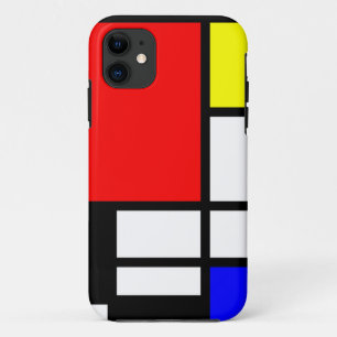 MOSAIC rechthoeken vierkantjes gekleurd I + uw ide Case-Mate iPhone Case