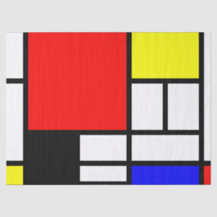 MOSAIC rechthoeken vierkantjes gekleurd I + uw ide Tissuepapier