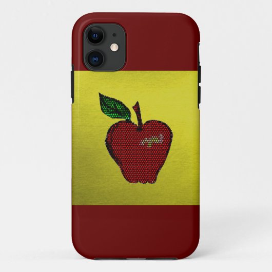 Mosaic Red Apple/iphone case-Design 1 Case-Mate iPhone Case (Achterkant)