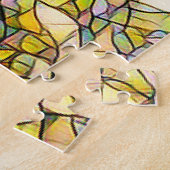 Mosaic Rooster Jigzaag Puzzle Legpuzzel (Zijkant)
