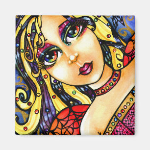 Mosaic Shine Rainbow Fairy Magnet