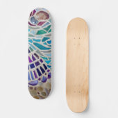 Mosaic Skateboard (Voorkant)