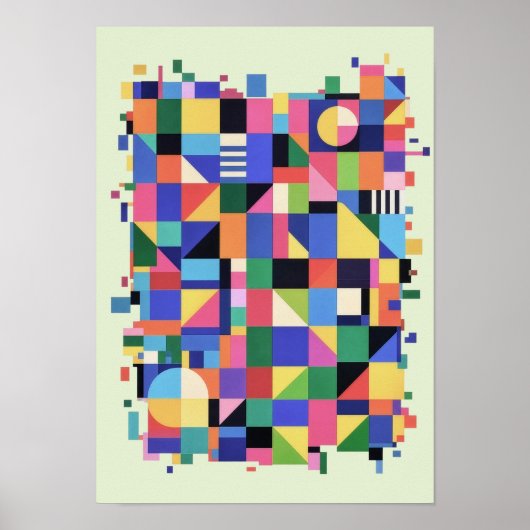 Mosaic Spectrum Poster (Voorkant)