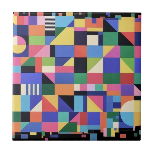 Mosaic Spectrum Tegeltje (Voorkant)