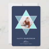 Mosaic Star | Hanukkah-fotokaart Feestdagenkaart (Voorkant)