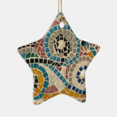Mosaic Star-Ornament Keramisch Ornament (Rechts)