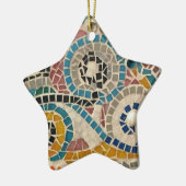 Mosaic Star-Ornament Keramisch Ornament (Links)