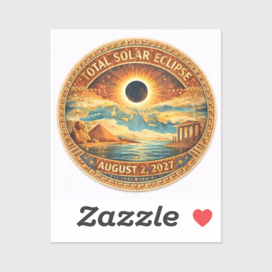 Mosaic Stijl 2027 Eclips Sticker (Vel)