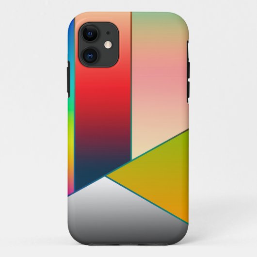 MOSAIC strepen driehoeken met kleur II + uw ideeën Case-Mate iPhone Case (Achterkant)