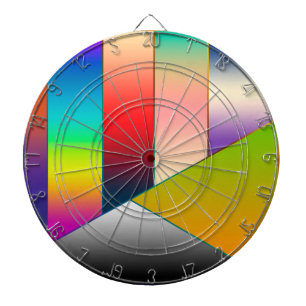 MOSAIC strepen driehoeken met kleur II + uw ideeën Dartbord
