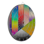 MOSAIC strepen driehoeken met kleur II + uw ideeën Dartbord (Voorkant Links)