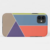 MOSAIC strepen driehoeken met kleurcode I + uw ide Case-Mate iPhone Case (Achterkant (horizontaal))