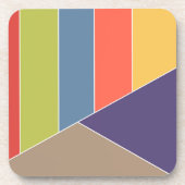 MOSAIC strepen driehoeken met kleurcode I + uw ide Onderzetter (Voorkant)