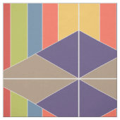 MOSAIC strepen driehoeken met kleurcode I + uw ide Stof (Swatch)