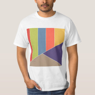 MOSAIC strepen driehoeken met kleurcode I + uw ide T-shirt