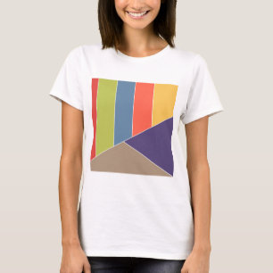 MOSAIC strepen driehoeken met kleurcode I + uw ide T-shirt