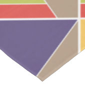 MOSAIC strepen driehoeken met kleurcode I + uw ide Tafelkleed (Gekanteld)