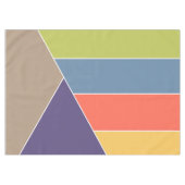 MOSAIC strepen driehoeken met kleurcode I + uw ide Tafelkleed (Voorkant (Horizontaal))