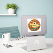 Mosaic Style 2027 Eclipse Sticker (Laptop op bureau)