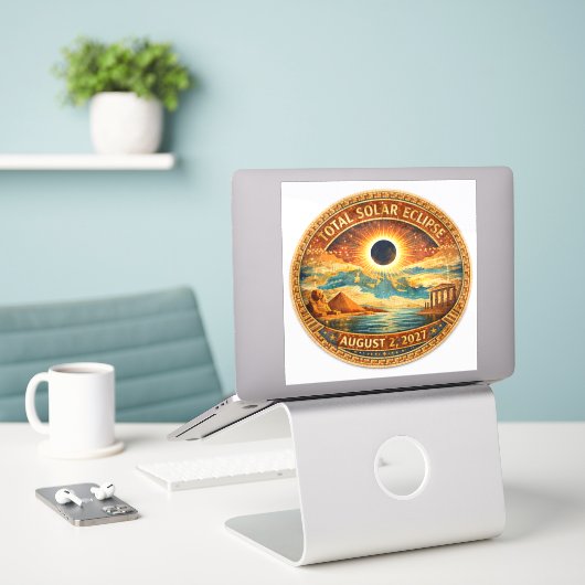Mosaic Style 2027 Eclipse Sticker (Laptop op bureau)