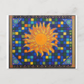 Mosaic Sun Briefkaart (Voorkant)