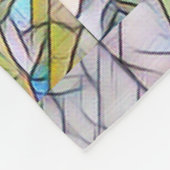 Mosaic Sunflower Blanket Fleece Deken (Hoek)