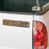 Mosaic Tapestry Bumpersticker (Op Truck)