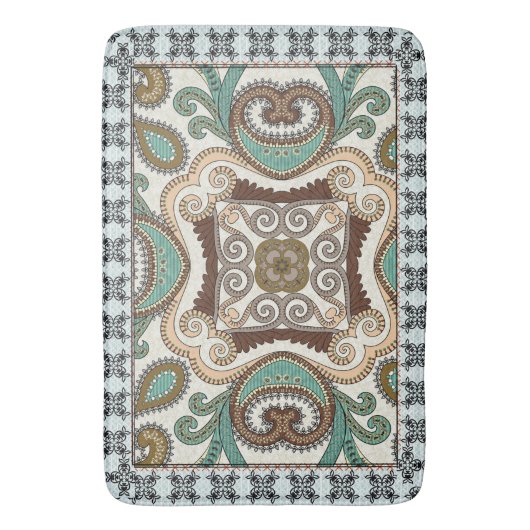 Mosaic Tegel Pattern Bath Mat (Voorkant Verticaal)