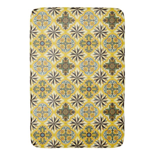 Mosaic Tegel Pattern Bath Mat (Voorkant Verticaal)