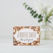 Mosaic Tile Hairdresser Salon Appointment Afsprakenkaartje (Staand voorkant)