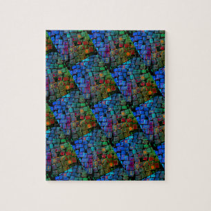 Mosaic Tile Jigzaag Puzzle Legpuzzel