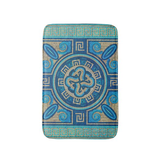 Mosaic Tile Ornament Badmat (Voorkant Verticaal)