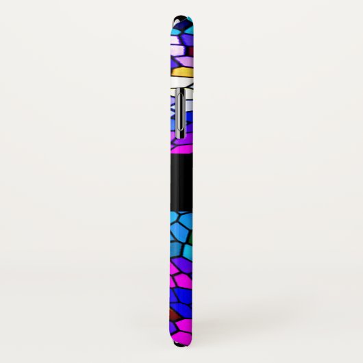 Mosaic Tile Pattern Personalized iPhone X Hoesje (Achterkant / rechts)