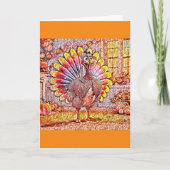 Mosaic Tom Turkey Kaart (Voorkant)