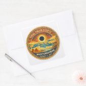 Mosaic  Total Solar Eclipse 2027 sticker (Envelop)