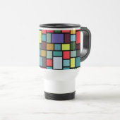 Mosaic Travel Mug Paul Klee Mondrian Reisbeker (Voorkant rechts)