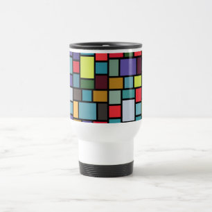 Mosaic Travel Mug Paul Klee Mondrian Reisbeker