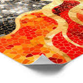 Mosaic Tree of life - Yin Yang Poster (Hoek)