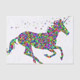 Mosaic Unicorn Tissuepapier