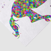 Mosaic Unicorn Tissuepapier (Detail)