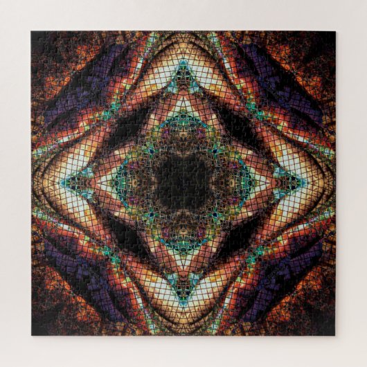 Mosaic Vuur Legpuzzel (Verticaal)