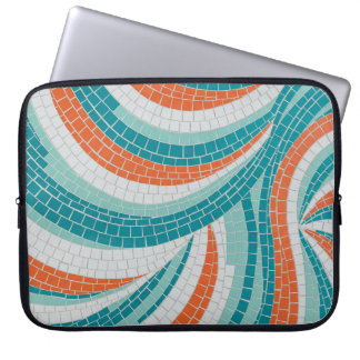 mosaic wave laptop sleeve