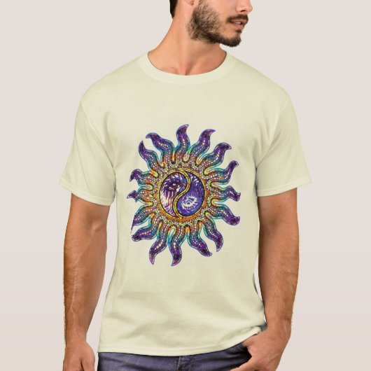 Mosaic Yin Yang Sun T-shirt (Voorkant)