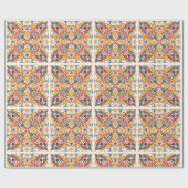 Mosaicaanse moroccan cadeaupapier (Vlak)